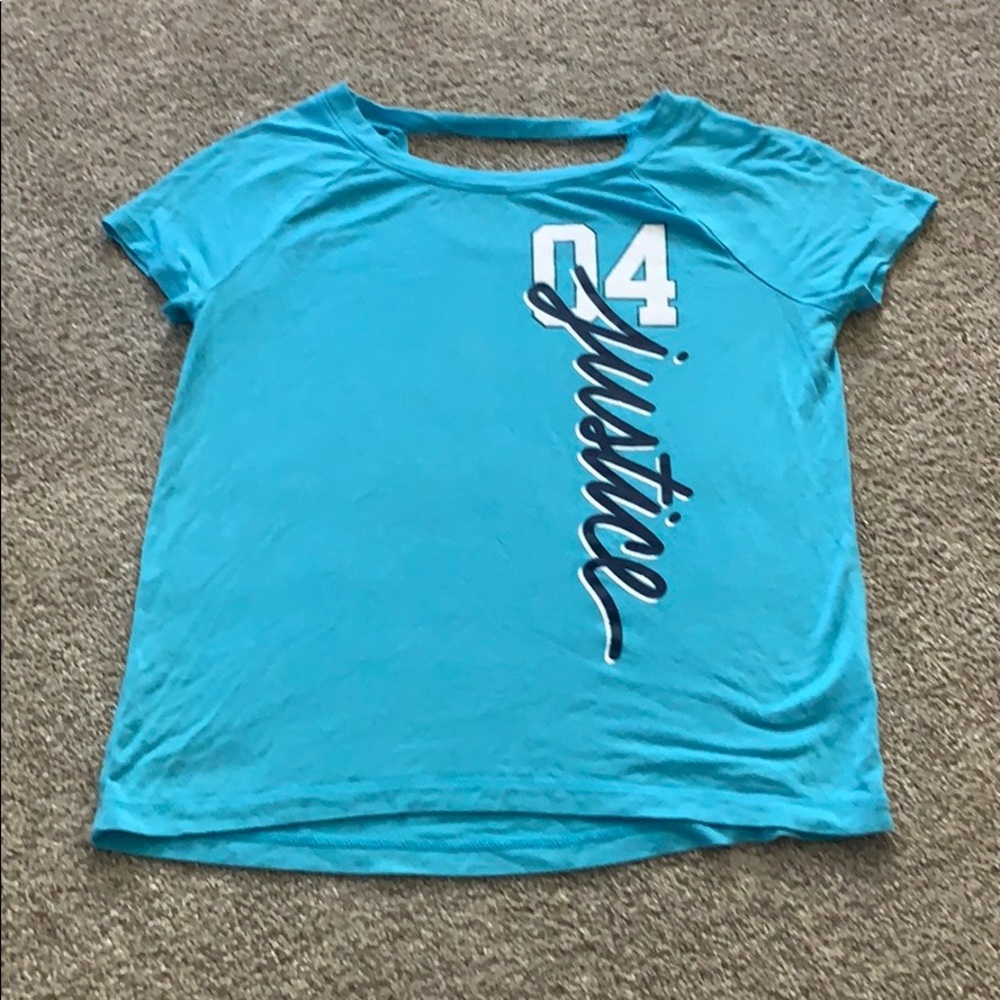 Justice blue T-shirt